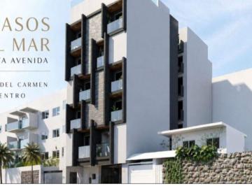 Departamento · 40m² · 1 Recámara · 2 Estacionamientos · Departamento en Venta 1 Recamara Playa del Carmen a Pasos del Mar y Quinta Av Alberca Gym
