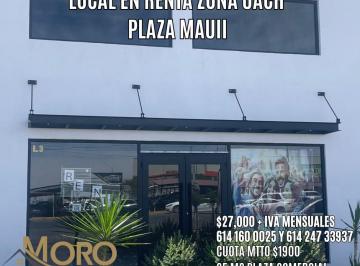 Local comercial , Chihuahua · Local Comercial en Zona Uach Plaza Mauii
