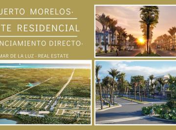 Terreno / Lote · 252m² · Oportunidad de Inversión! Terreno Residencial en Venta. Puerto Morelos. Financiamiento Directo.