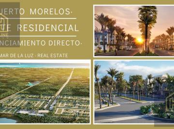 INVIERTE EN TIERRA · Oportunidad de Inversión! Terreno Residencial en Venta. Puerto Morelos. Financiamiento Directo.