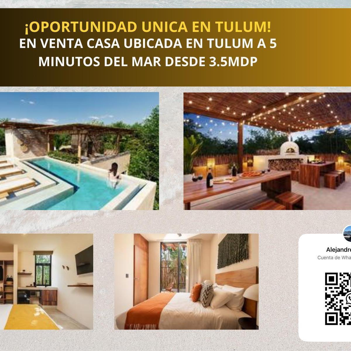 Modern House Located in Tulum, Just 5 Minutes from the Sea