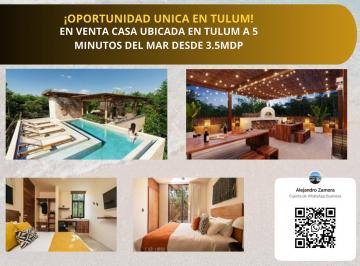Casa · 78m² · 2 Recámaras · 1 Estacionamiento · Casa Ubicada en Tulum a 5 Minutos del Mar