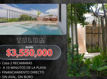 Casa · 78m² · 2 Recámaras · 1 Estacionamiento · Casa Ubicada en Tulum a 5 Minutos del Mar