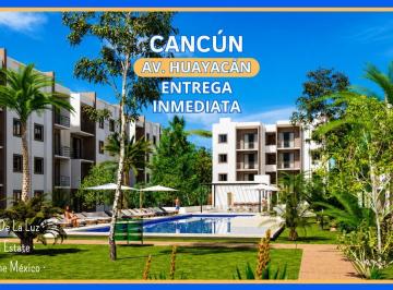 Departamento · 87m² · 2 Recámaras · 2 Estacionamientos · Departamento 2 Recámaras con Terraza en Cancún, Zona Sur. Alberca, Asadores, Gym. Preventa.