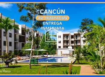 Departamento · 87m² · 2 Recámaras · 2 Estacionamientos · Departamento 2 Recámaras con Terraza en Cancún, Zona Sur. Alberca, Asadores, Gym. Preventa.