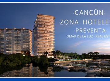 Departamento · 260m² · 3 Recámaras · 2 Estacionamientos · Departamento de Lujo en Canún, Vista Al Mar y La Laguna. Zona Hotelera. Amenidades Premium.