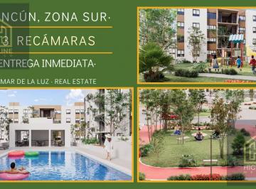 Departamento · 80m² · 3 Recámaras · 1 Estacionamiento · Oportunidad en Cancún. Departamento de 3 Recámaras, Entrega Inmediata. Zona Sur.