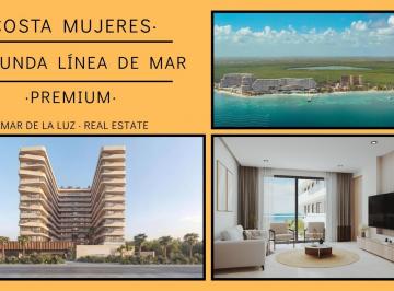 Departamento · 67m² · 1 Recámara · 1 Estacionamiento · Departamento a Precio de Lanzamiento en Costa Mujeres, La Nueva Zona Hotelera. Ideal Para Airbnb