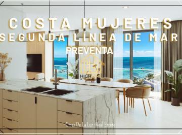 Departamento · 67m² · 1 Recámara · 1 Estacionamiento · Departamento a Precio de Lanzamiento en Costa Mujeres, La Nueva Zona Hotelera. Ideal Para Airbnb