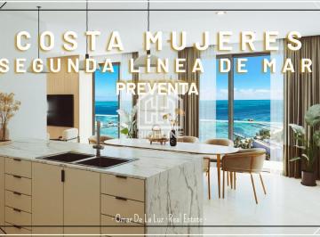 Departamento · 67m² · 1 Recámara · 1 Estacionamiento · Departamento a Precio de Lanzamiento en Costa Mujeres, La Nueva Zona Hotelera. Ideal Para Airbnb