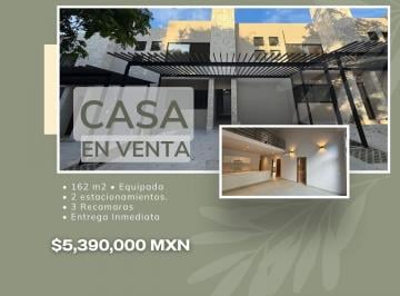 Casa · 162m² · 3 Recámaras · 2 Estacionamientos · Excelente Oportunidad – Casa de 3 Recámaras con Entrega Inmediata