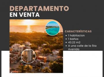 Departamento · 43m² · 1 Recámara · Oportunidad a Pasos del Mar y 5ª Av | Alta Rentabilidad en Playa del Carmen