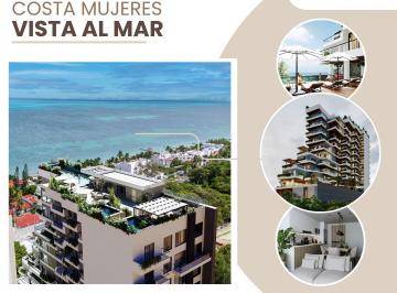 Departamento · 91m² · 1 Recámara · 1 Estacionamiento · Departamento, Vista Al Mar, Costa Mujeres