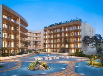 Departamento · 174ha · 3 Recámaras · 2 Estacionamientos · Departamento en Venta de 3 Habitaciones en Cancún a Pocos m de La Playa | Jacuzzi y Gym