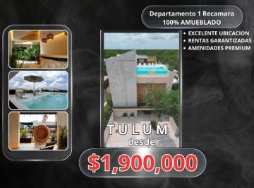 Departamento · 37m² · 1 Recámara · 1 Estacionamiento · Apartamento en Venta, Ubicado en Veleta Tulum a 5 Minutos del Mar