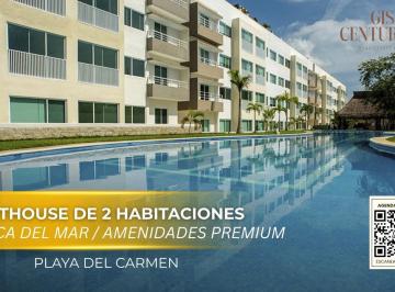 Departamento · 144m² · 2 Recámaras · 1 Estacionamiento · Penthouse de 2 Habitaciones en Playa del Carmen con Alto Retorno de Inversión | con Alberca