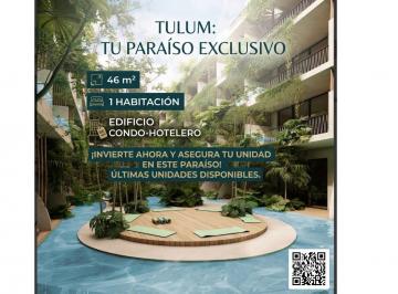 Departamento · 46m² · 1 Recámara · Departamento en Venta en Tulum 46 m²