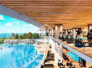 Departamento · 100m² · 2 Recámaras · 1 Estacionamiento · Departamento en Venta de 2 Habitaciones en Cancún Cerca de La Playa | Alberca y Gimnasio
