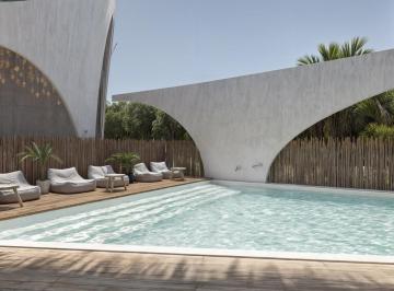 Departamento · 92m² · 1 Recámara · 1 Estacionamiento · Penthouse Frente Al Mar de Mahahual con Acceso Privado a La Playa