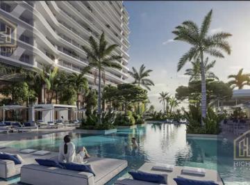 Departamento · 108m² · 2 Recámaras · 2 Estacionamientos · Departamento en Venta en Cancun de 2 Hab con Beach Club Privado