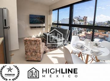 Departamento · 49ha · 1 Recámara · 1 Estacionamiento · Departamento en Venta en Playa del Carmen de 1 Habitacion y 1 Baño Amueblado a 6 Calles del Mar