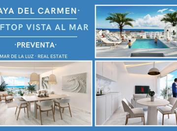 Departamento · 58m² · 2 Recámaras · 1 Estacionamiento · Departamento 2 Habitaciones con Terraza. Playa del Carmen. Rooftop, Vista Al Mar, Alberca, Gym.