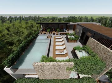 Departamento · 35m² · 1 Recámara · 1 Estacionamiento · En Venta Estudio en Tulum con Piscina y Elevador