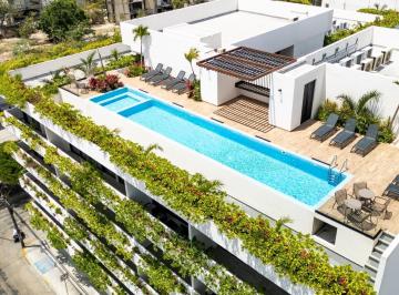 Departamento · 48m² · 1 Recámara · 1 Estacionamiento · Departamento 1 Recamara/ Venta/ 4 Calles del Mar/ Gym/roof con Alberca.
