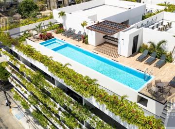Departamento · 48m² · 1 Recámara · 1 Estacionamiento · Departamento 1 Recamara/ Venta/ 4 Calles del Mar/ Gym/roof con Alberca.