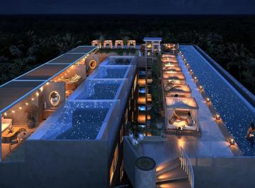 Departamento · 65m² · 1 Recámara · 1 Estacionamiento · Departamento en Tulum de 1 Recamara con Camas Griegas, Gym, Spa, Ambrosia Speakeasy