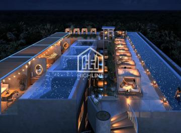 Departamento · 65m² · 1 Recámara · 1 Estacionamiento · Departamento en Tulum de 1 Recamara con Camas Griegas, Gym, Spa, Ambrosia Speakeasy