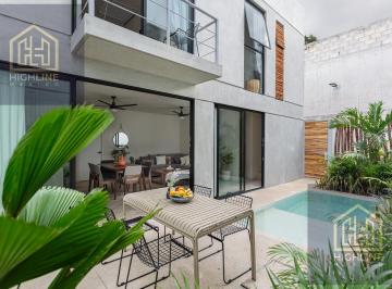 Villa · 247m² · 3 Recámaras · 2 Estacionamientos · Villa en Tulum 3 Recamaras a 8 Min de Zona Hotelera, con Piscina Privada, Gym, Club de Playa