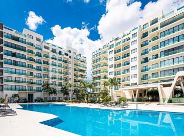 Departamento · 124m² · 3 Recámaras · 2 Estacionamientos · Departamento en Venta en Playa del Carmen 3 Habitaciones con Spa, Gym, Alberca