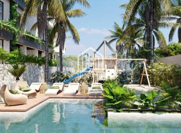 Departamento · 93m² · 2 Recámaras · 2 Estacionamientos · Departamento Departamento en Venta en Cancun 2 Habitaciones con Asadores, Alberca, Cancha de Padel