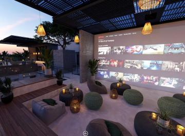 Departamento · 93m² · 2 Recámaras · 2 Estacionamientos · Departamento en Venta en Cancun 2 Habitaciones con Cinema Abierto, Coworking y Gymnasio, Ubicado en