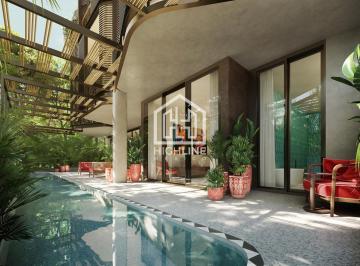 Departamento · 172m² · 2 Recámaras · 1 Estacionamiento · Departamento Lujoso de 2 Habitaciones a Pasos del Mar en Tulum| con Rooftop y Alberca