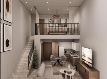 Departamento · 60m² · 1 Recámara · 1 Estacionamiento · Departamento Tipo Loft en Cancún en Venta con Vistas Al Campo de Golf