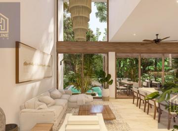 Villa · 319m² · 3 Recámaras · 2 Estacionamientos · Villa de Lujo de 3 Habitaciones en Tulum Country Club a Minutos del Mar y Playas Turquesas