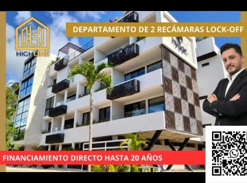 ENTREGA INMEDIATA · Departamento de 2 Recámaras Lock - Off. Plungepool Privada. Financiamiento Directo. Entrega Inmediata.