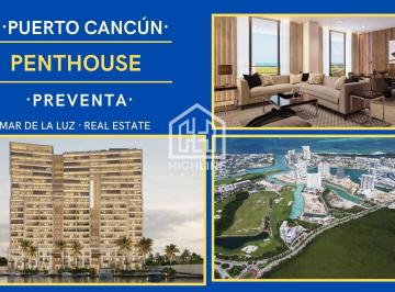 Departamento · 232m² · 3 Recámaras · 2 Estacionamientos · Penthouse de 3 Recámaras con Terraza, Muelle y Vista a La Laguna. Puerto Cancún.