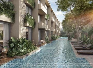 Departamento · 65m² · 2 Recámaras · Departamento en Venta en Tulum de 2 Habitaciones con Alberca, Gym y Seguridad 24/7