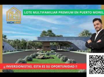 Terreno / Lote · 1273m² · Terreno Multifamiliar Premium. Puerto Morelos. Financiamiento Directo a 60 Meses. Entrega 2029.
