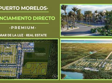 Terreno / Lote · 252m² · Terreno Residencial en Venta. Puerto Morelos. Enganche a 12 Meses. Financiamiento Directo.