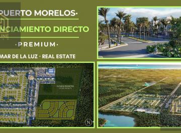 Terreno / Lote · 252m² · Terreno Residencial en Venta. Puerto Morelos. Enganche a 12 Meses. Financiamiento Directo.