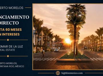 Terreno / Lote · 252m² · Oportunidad de Inversión! Terreno Residencial en Venta. Puerto Morelos. Financiamiento Directo.
