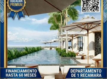 Departamento · 68m² · 1 Recámara · 1 Estacionamiento · Departamento en Venta 1 Habitacion Alberca a 8 Minutos del Mar Gymancio