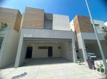 Casa · 276m² · 3 Recámaras · 2 Estacionamientos · Renta de Casa Nueva, Amueblada de 3 Pisos en Monneta Residencial, Apodaca Av Concordia