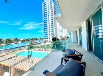 Departamento · 227m² · 3 Recámaras · Departamento en Venta en Sls Marina Beach, Puerto Cancún