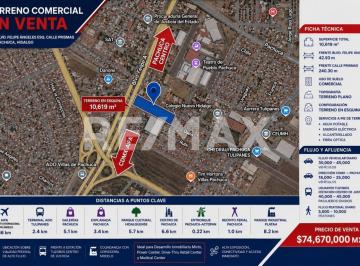 Terreno comercial · 10619m² · Reserva Estratégica a La Venta en Esquina de Más de 10,000 m² Sobre El Principal Corredor Comercial