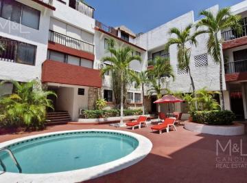 Departamento · 76m² · 2 Recámaras · 1 Estacionamiento · Departamento en Venta y Renta en Cancún, Dos Recámaras Amueblado con Alberca. Supermanzana 24